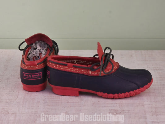 E638 USA製 L.L.Bean ビーンブーツ 赤 レディース 7M 24cm
