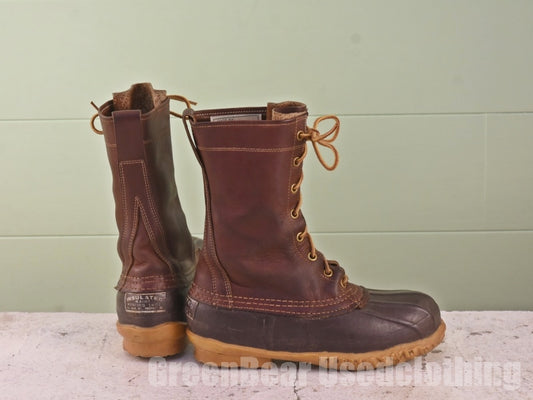 USA製 L.L.Bean ビンテージ ビーンブーツ 筆記体タグ 茶 レディース 23cmくらい C286