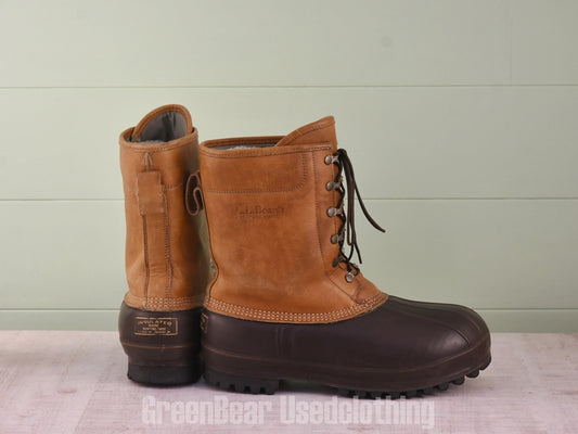 E647 USA製 L.L.Bean ビンテージ スノーブーツ 茶 メンズ 11 29cm