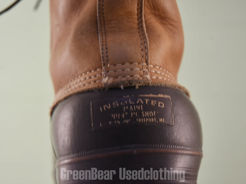 E647 USA製 L.L.Bean ビンテージ スノーブーツ 茶 メンズ 11 29cm