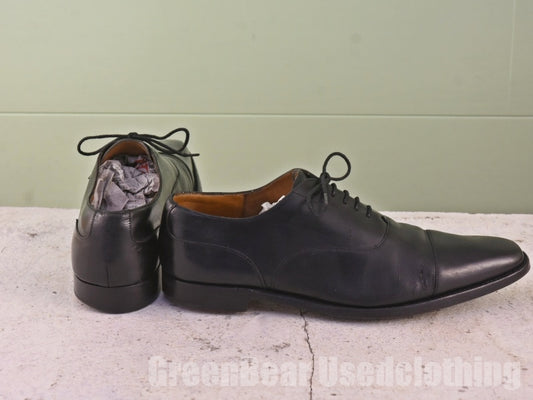 イギリス製 The Cobbler ビンテージ ビジネスシューズ ストレートチップ 黒 メンズ 25.5~26cmくらい C296