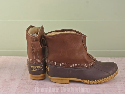 E086 USA製 L.L.Bean ビーンブーツ インナーボア 茶 メンズ 25.5cmくらい