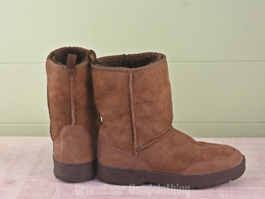 E102 メンズ L.L.Bean ムートンブーツ 茶 25cmくらい