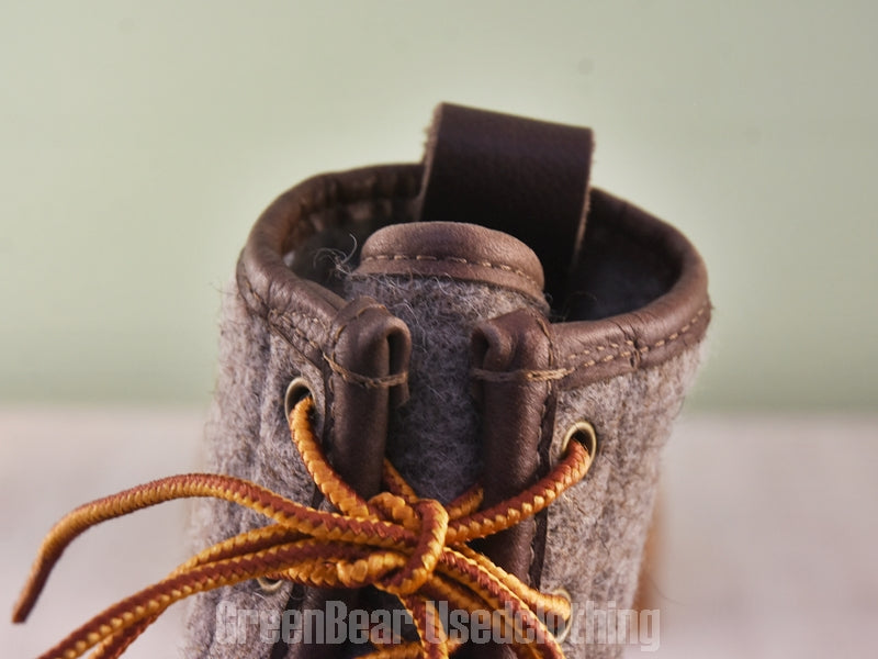 E706 USA製 L.L.Bean ビーンブーツ フェルト グレー メンズ 25.5cmくらい
