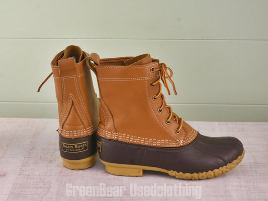 E707 USA製 L.L.Bean ビーンブーツ 茶 レディース 4M 22cm
