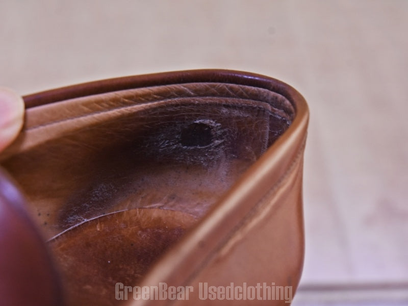 E116 スペイン製 YANKO コインローファー 茶 メンズ 7E 25cm