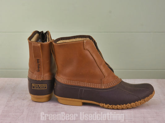 E744 USA製 L.L.Bean ビーンブーツ ワイズ細め インナーボア 茶 メンズ 26.5~27cmくらい
