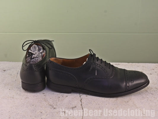 フランス製 J.M.Weston ビンテージ ビジネスシューズ ストレートチップ 黒 メンズ 9E 27cm Z481