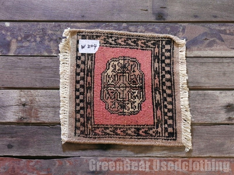 RAGX204 ミニトライバルラグ ウール絨毯 ヴィンテージラグ