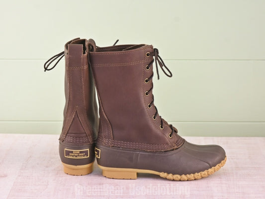 E222 USA製 L.L.Bean ビーンブーツ 茶 レディース W6M 23cm