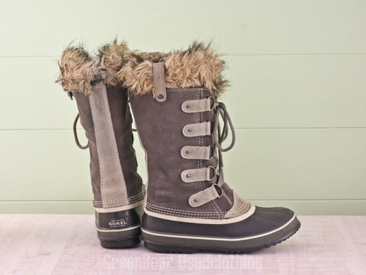 E231 レディース SOREL スノーブーツ グレー 25cm