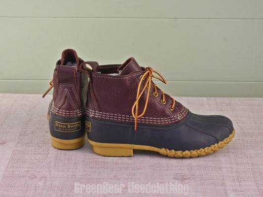 E242 USA製 L.L.Bean ビーンブーツ 茶 レディース 8M 26cm