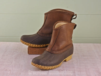 E266 USA製 L.L.Bean ビーンブーツ 茶 レディース 24～24.5cmくらい
