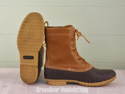 F008 USA製 L.L.Bean ビーンブーツ 茶 メンズ 30cmくらい