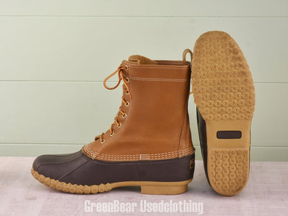 F008 USA製 L.L.Bean ビーンブーツ 茶 メンズ 30cmくらい