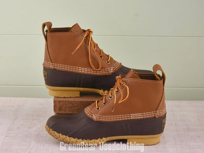 F028 USA製 L.L.Bean ビーンブーツ 茶 レディース 24.5cmくらい