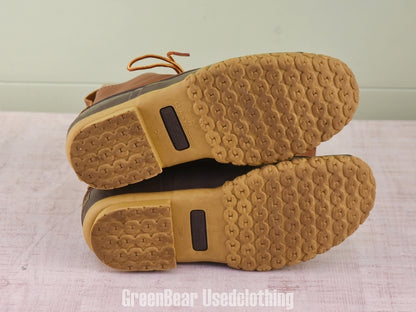 F028 USA製 L.L.Bean ビーンブーツ 茶 レディース 24.5cmくらい
