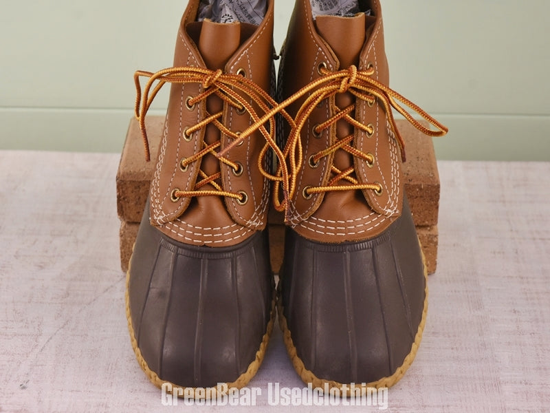 F028 USA製 L.L.Bean ビーンブーツ 茶 レディース 24.5cmくらい