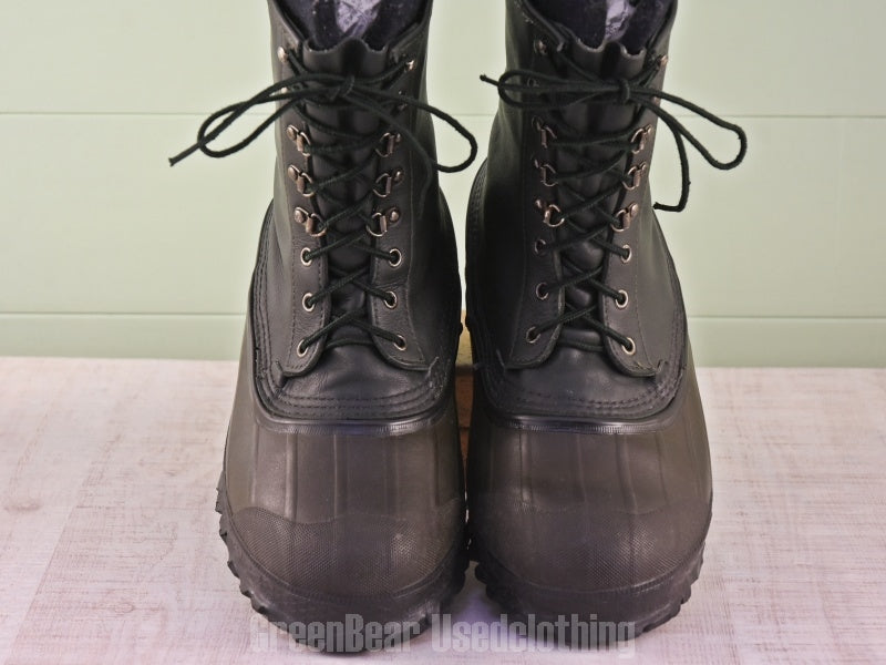 E296 USA製 RACROSSE ビンテージ スノーブーツ 黒 メンズ 10 28cm