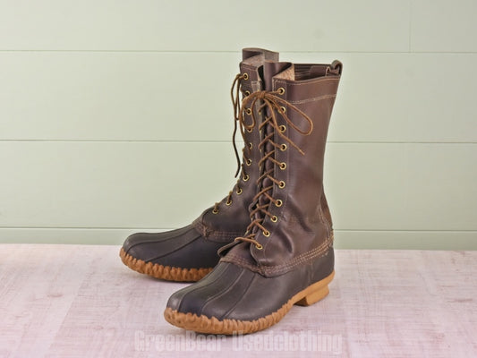 E297 USA製 L.L.Bean ビンテージ ビーンブーツ 茶 メンズ 11 29cm
