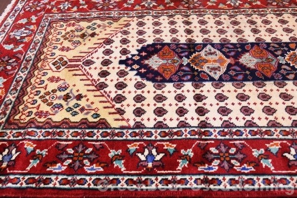 RAGR670 ビンテージトライバルラグ ウール絨毯 78cm×123cm