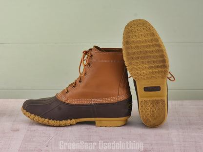 F033 USA製 L.L.Bean ビーンブーツ 茶 メンズ 9M 27cm