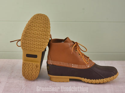 F042 USA製 L.L.Bean ビーンブーツ レディース 茶 W8M 26cm