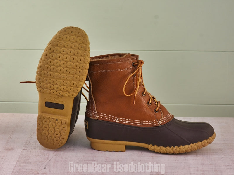 F043 USA製 L.L.Bean ビーンブーツ インナーボア 茶 メンズ 26.5cmくらい