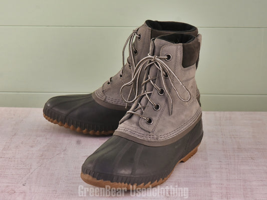 F060 メンズ SOREL スノーブーツ グレー 43 26.5cm