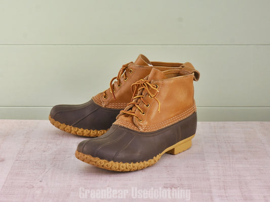 F081 USA製 L.L.Bean ビーンブーツ 茶 メンズ 9M 27cm