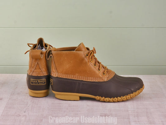 F081 USA製 L.L.Bean ビーンブーツ 茶 メンズ 9M 27cm