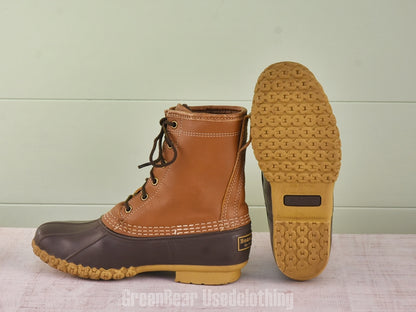 F082 USA製 L.L.Bean ビーンブーツ 裏地付き 茶 レディース 6M 24cm
