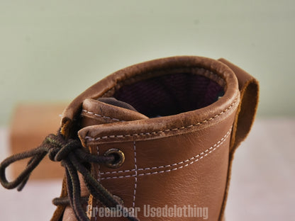 F082 USA製 L.L.Bean ビーンブーツ 裏地付き 茶 レディース 6M 24cm