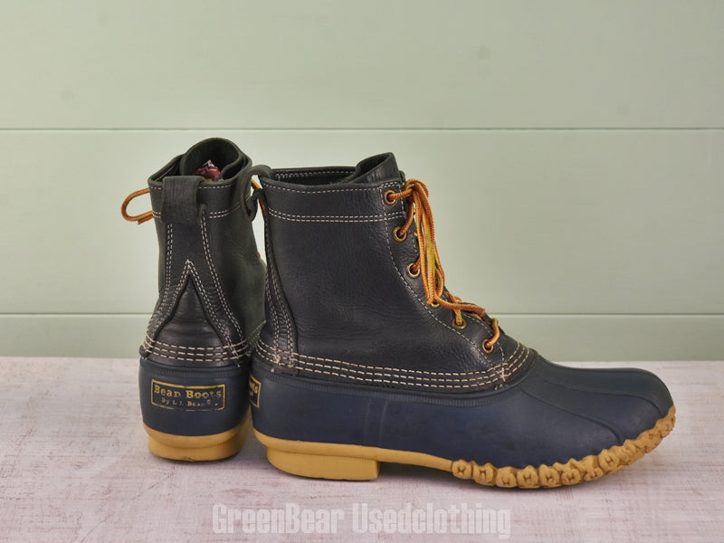 F083 USA製 L.L.Bean ビーンブーツ 紺 メンズ 25～25.5cmくらい