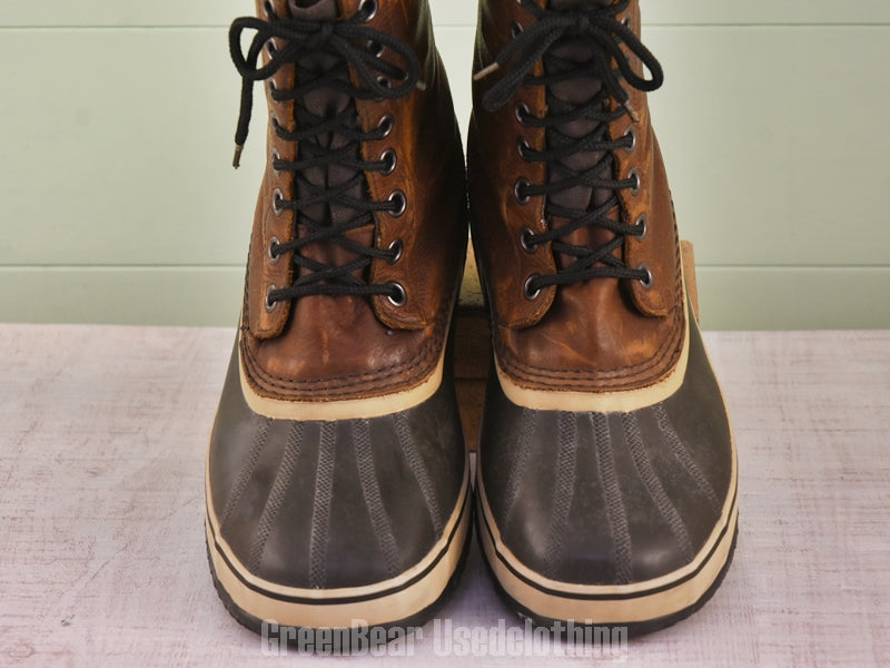F092 メンズ SOREL スノーブーツ 茶 28cmくらい