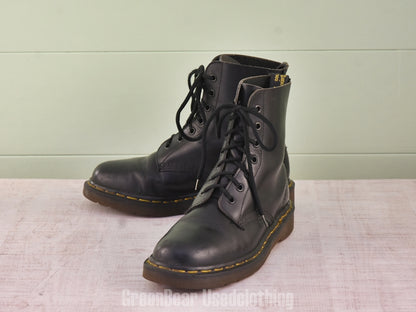 F103 イギリス製 Dr.Martens ビンテージ レディースブーツ 黒 23.5cmくらい