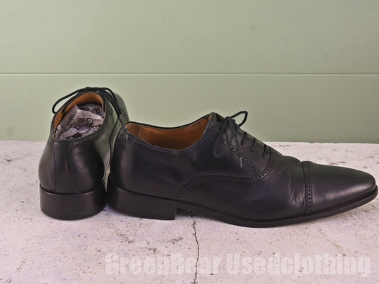 メンズ Massimo Dutti ビジネスシューズ ストレートチップ 黒 44 27cm B051