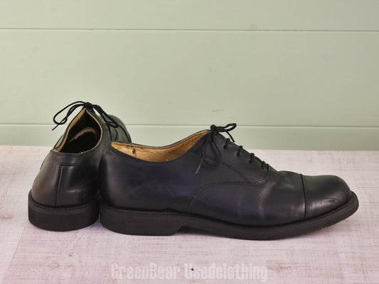 F119 カナダ製 CANADA WEST ビンテージ ストレートチップシューズ 黒 メンズ 10-10.5 28-28.5cm