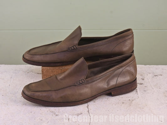 メンズ Paraboot スリッポンシューズ グレーっぽい茶 7.5 25.5cm Z012