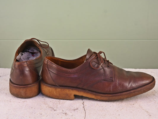 ビンテージ BALLY ドレスシューズ 茶 メンズ 10D 28cm Z539
