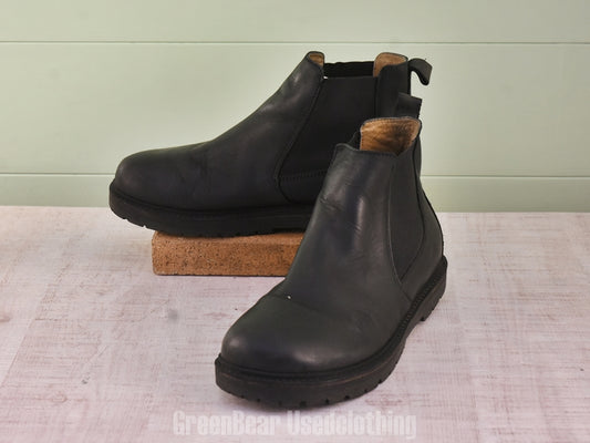 F131 ポルトガル製 BIRKENSTOCK コンフォートシューズ 黒 メンズ 27cm