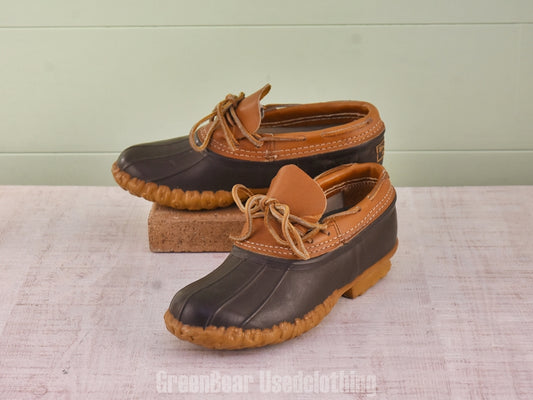 F138 USA製 L.L.Bean ビンテージ ビーンブーツ 茶 レディース 7LM 25cm
