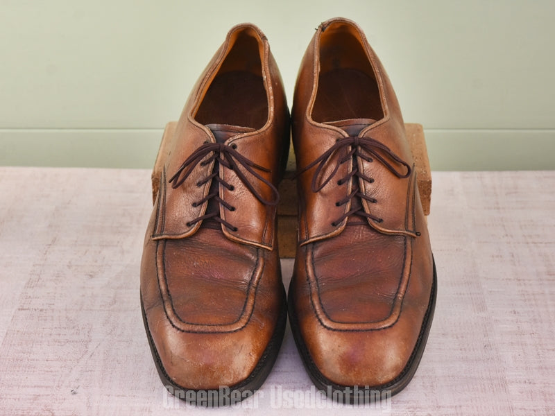 F140 USA製 RED WING ビンテージ Uチップシューズ 茶 メンズ 11.5D 29.5cm