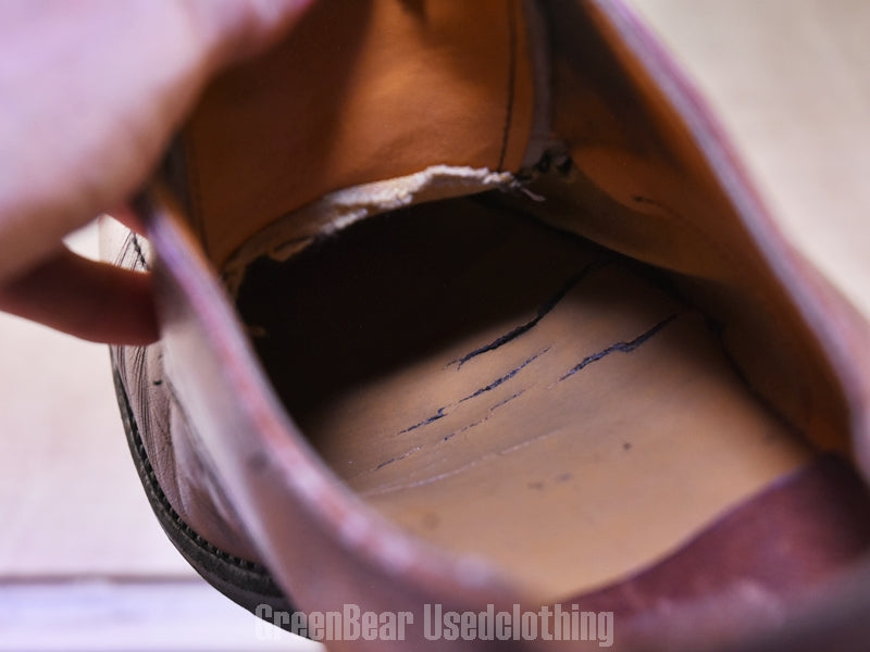 F140 USA製 RED WING ビンテージ Uチップシューズ 茶 メンズ 11.5D 29.5cm