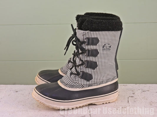 レディース SOREL スノーブーツ 千鳥格子 23.5cm Z072