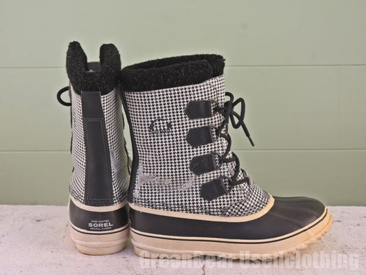 レディース SOREL スノーブーツ 千鳥格子 23.5cm Z072