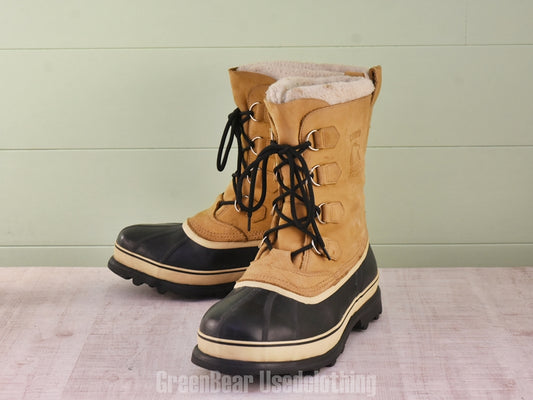 F149 メンズ SOREL スノーブーツ 茶 31cm