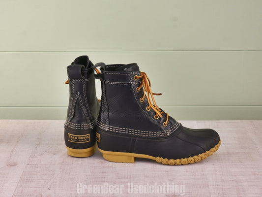 F154 USA製 L.L.Bean ビーンブーツ 紺 レディース W7M 24cm