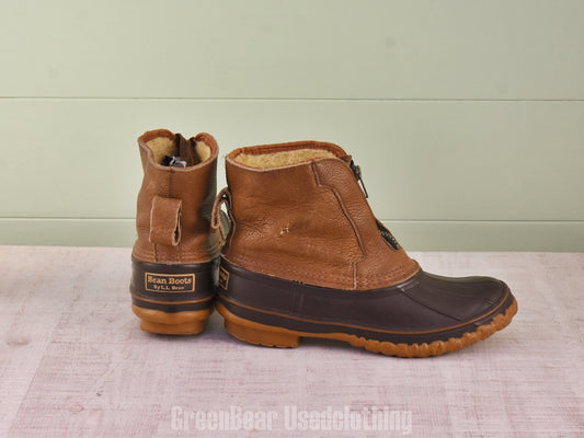 F155 USA製 L.L.Bean ビーンブーツ インナーボア 茶 メンズ 9LM 27cm