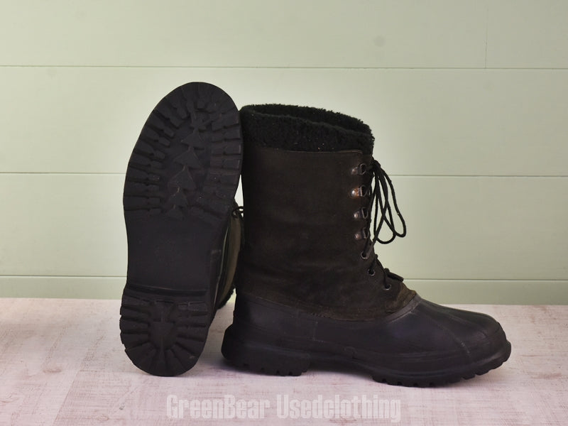 F156 カナダ製 SOREL ビンテージ スノーブーツ 黒 メンズ 10 28cm